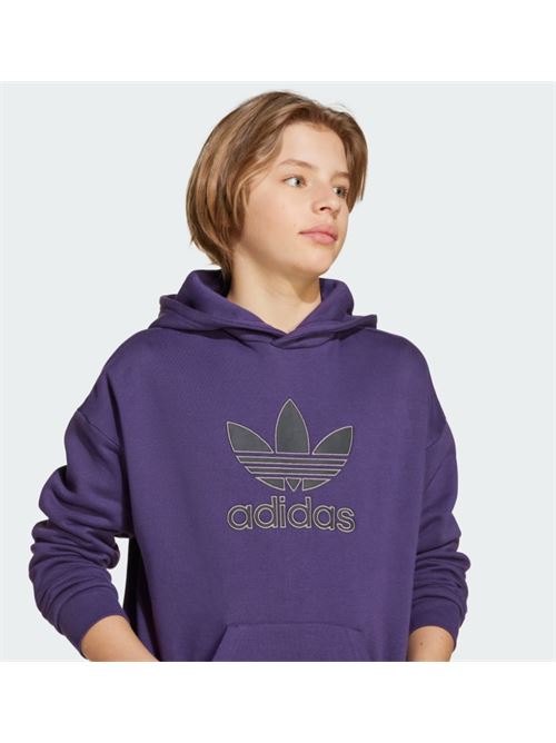 trefoil hoodie ADIDAS ORIGINAL | JV8653AURPLU